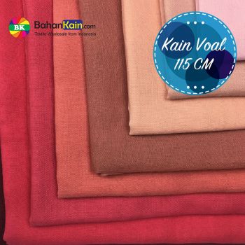 Kain Voal Warna Lebar 115 CM